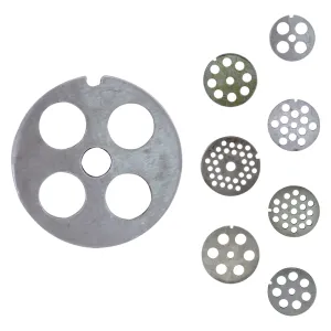 PIASTRA PER TRITACARNE MANUALE Per n.32 - 6 fori da 20 mm.