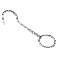 GANCIO GIREVOLE CON ANELLO mm. 240x12