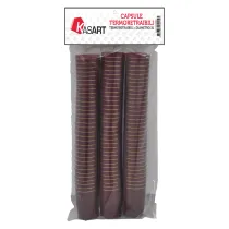 CAPSULE TERMORETRAIBILI PER BOTTIGLIE SPUMANTE nero - Ø 33 x  h 55 mm
