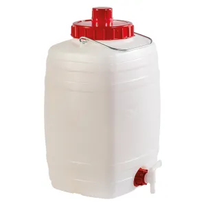 BIDONE PER ALIMENTI 'DEMETRA' Lt.  5 - cm 20 x 17 x h.36 (lxpxh) manico ferro