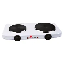 FORNELLO ELETTRICO A DOPPIA PIASTRA 1500 W + 1000 W - piastra doppia