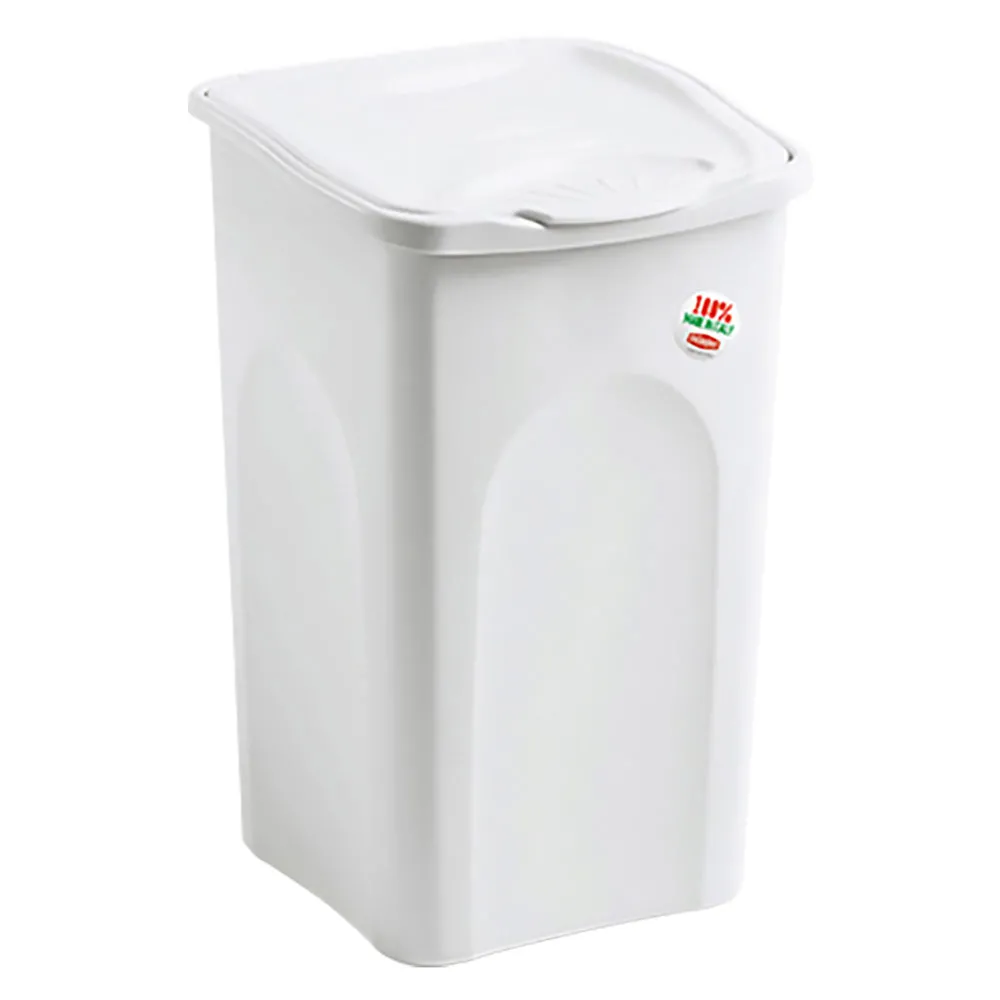 PORTABIANCHERIA TUTTO CHIUSO 'PRIMAVERA' Lt.50 cm 37 x 37 x H 56 bianco PORTABIANCHERIA TUTTO CHIUSO 'PRIMAVERA' Lt.50 cm 37 x 37 x H 56 bianco