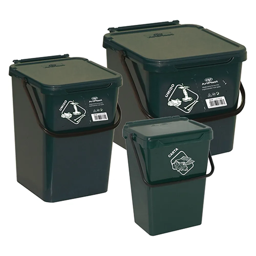 SECCHIO PER RACCOLTA DIFFERENZIATA 7 litri - cm 23 x 24 x 21 SECCHIO PER RACCOLTA DIFFERENZIATA 7 litri - cm 23 x 24 x 21