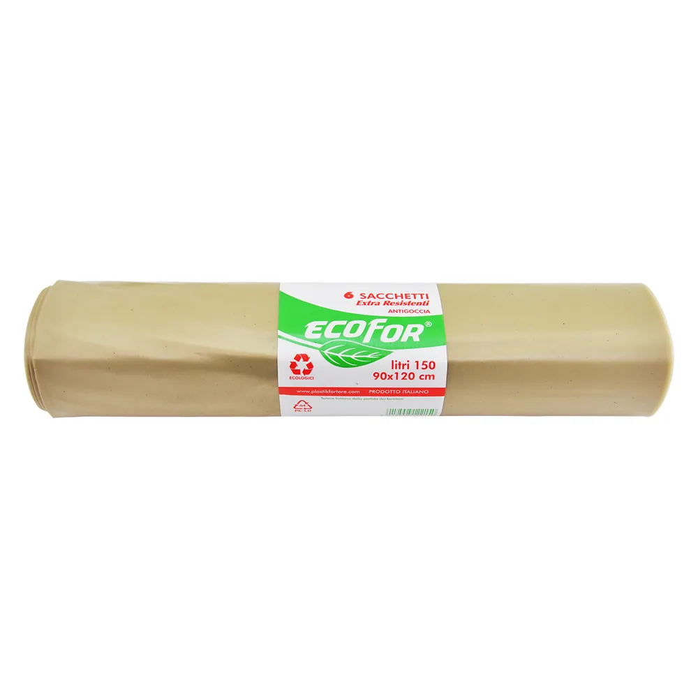 SACCHI PER NETTEZZA URBANA 'EXTRA STRONG' cm 90x120 - cf.6 pz - lt.150 - ambra SACCHI PER NETTEZZA URBANA 'EXTRA STRONG' cm 90x120 - cf.6 pz - lt.150 - ambra