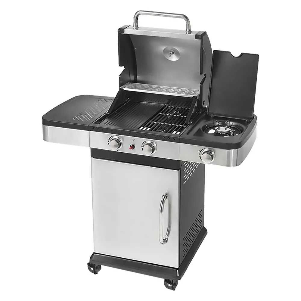 BARBECUE A GAS 'INDIANAPOLIS 3 TITANIUM' cm. 120 x 50 x h.130 BARBECUE A GAS 'INDIANAPOLIS 3 TITANIUM' cm. 120 x 50 x h.130