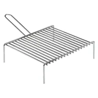 GRATICOLA PER CAMINO 'PESANTE' cm 30 x 25 - 1 manico