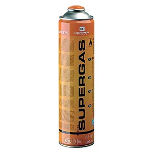 BOMBOLA GAS PER CANNELLO BRUCIA ERBA 'SUPERGAS' ml. 600