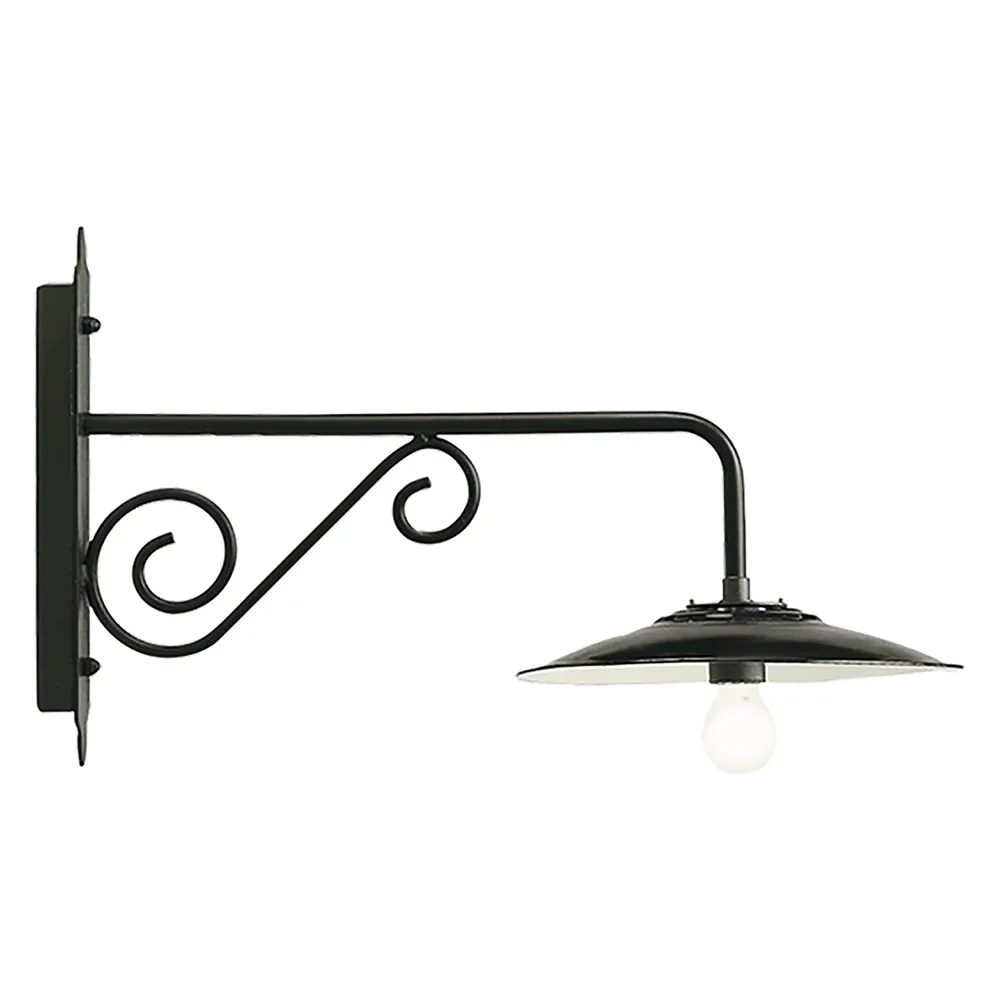 APPLIQUE LUNGA 'ANTIQUE' 25 W - cm 65 x 38 x 30 grigio APPLIQUE LUNGA 'ANTIQUE' 25 W - cm 65 x 38 x 30 grigio