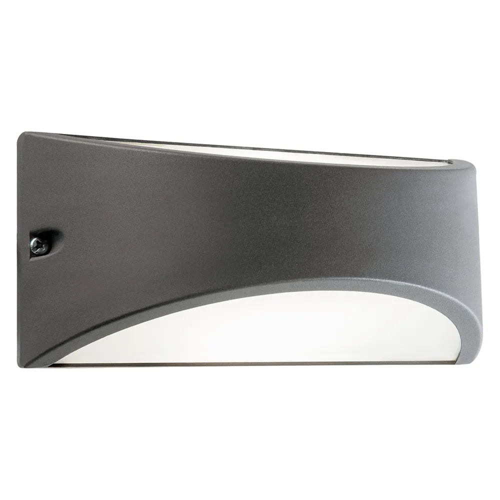 APPLIQUE LED 'LHASA' 10 W - cm 22 x 10 x 10 grigio APPLIQUE LED 'LHASA' 10 W - cm 22 x 10 x 10 grigio