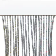 TENDA A CORDONCINO 'BRILLIANT' cm 125 x 230 - argento