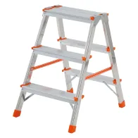 SCALA DOPPIA SALITA 'STYLO' 2 gr. + piano - ap.cm 61/ch.cm 68