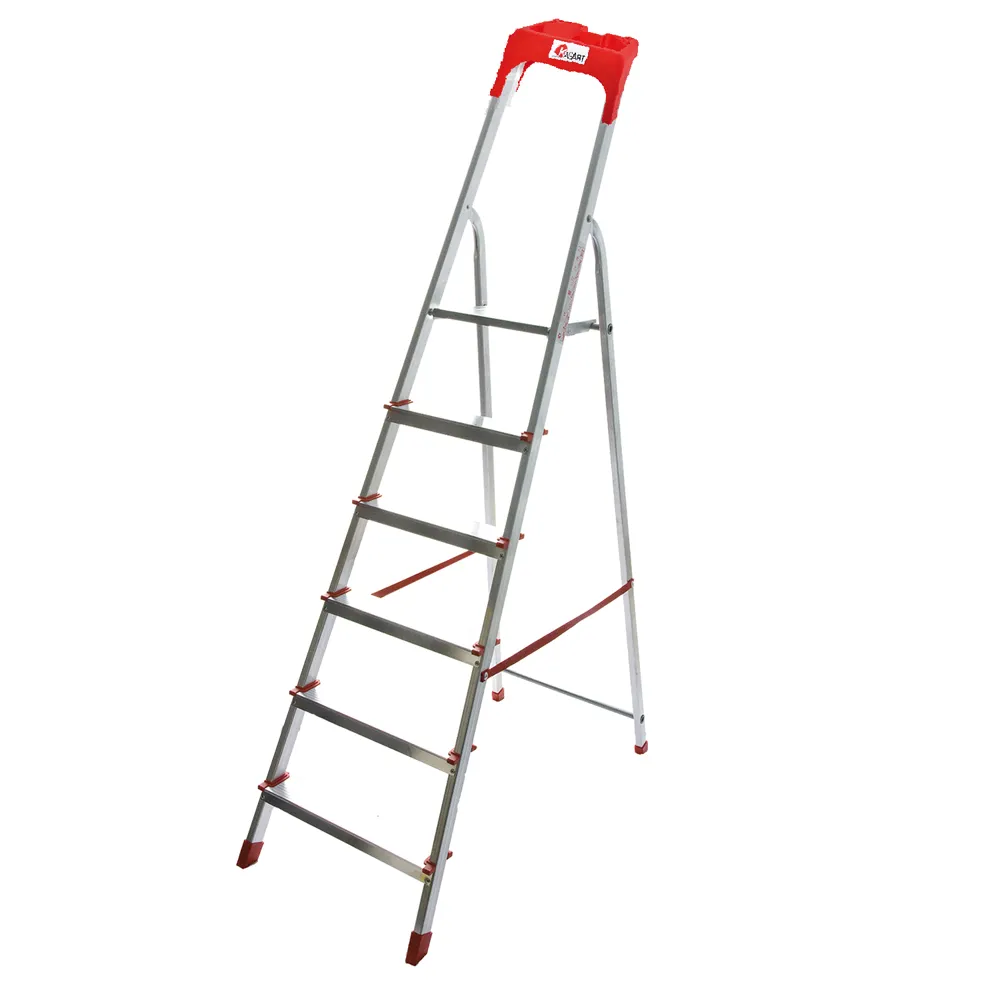 SCALA PER USO DOMESTICO 7 gradini - pedana 149 - h.totale 212 cm.