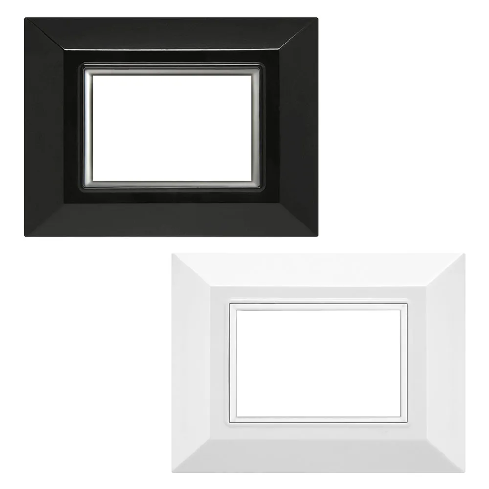 PLACCA 'PLAIN' 5203/N nera (3 posti) PLACCA 'PLAIN' 5203/N nera (3 posti)