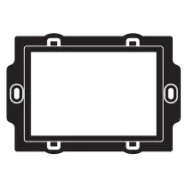 SUPPORTO MODELLO 'PL' PER SERIE PLAIN 3 moduli