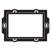 SUPPORTO MODELLO 'PL' PER SERIE PLAIN 3 moduli