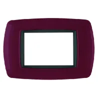 PLACCA COL. AMARANTO 'LIFE' 3 posti - 2983/AM