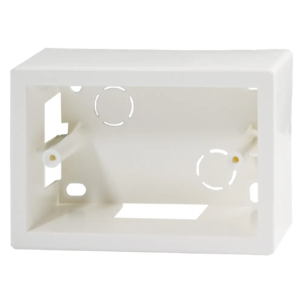 SCATOLA DA PARETE PER CANALINE mm 120 x 83 x 45 - 3 posti SCATOLA DA PARETE PER CANALINE mm 120 x 83 x 45 - 3 posti