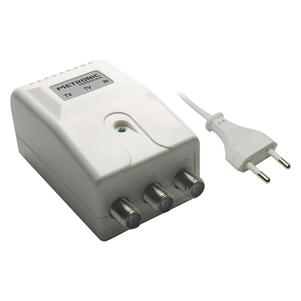 ALIMENTATORE PER AMPLIFICATORE ANTENNA 2 OUT 1 ingresso FM/UHF/VHF - 2 uscite TV ALIMENTATORE PER AMPLIFICATORE ANTENNA 2 OUT 1 ingresso FM/UHF/VHF - 2 uscite TV