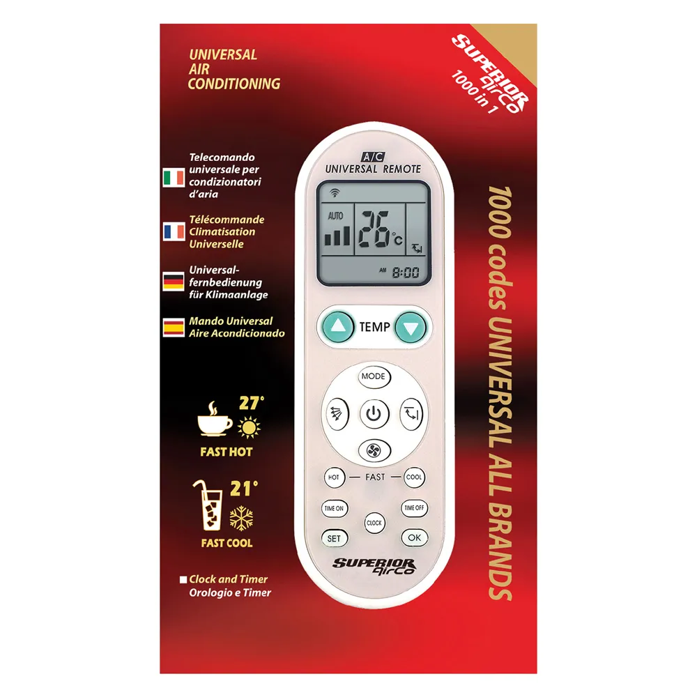 TELECOMANDO PER CONDIZIONATORI ARIA 'AIR CO' tipo universale TELECOMANDO PER CONDIZIONATORI ARIA 'AIR CO' tipo universale