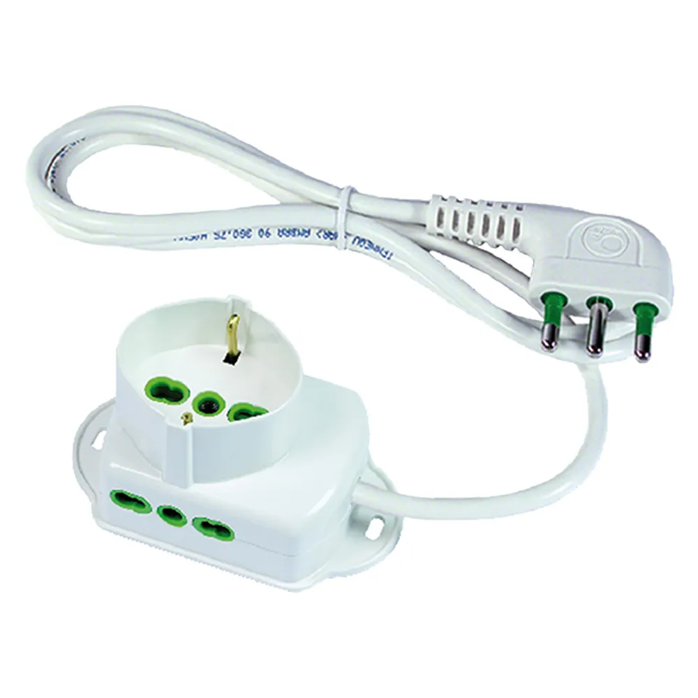 MULTIPRESA MINI 'TRIAX' 42105 - colore bianco MULTIPRESA MINI 'TRIAX' 42105 - colore bianco