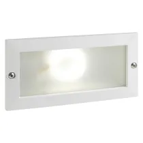 SEGNA PASSO LED INCASSO RETTANGOLARE APERTO 'ESCAPE' colore bianco - 10 watt