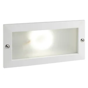 SEGNA PASSO LED INCASSO RETTANGOLARE APERTO 'ESCAPE' colore nero - 10 watt