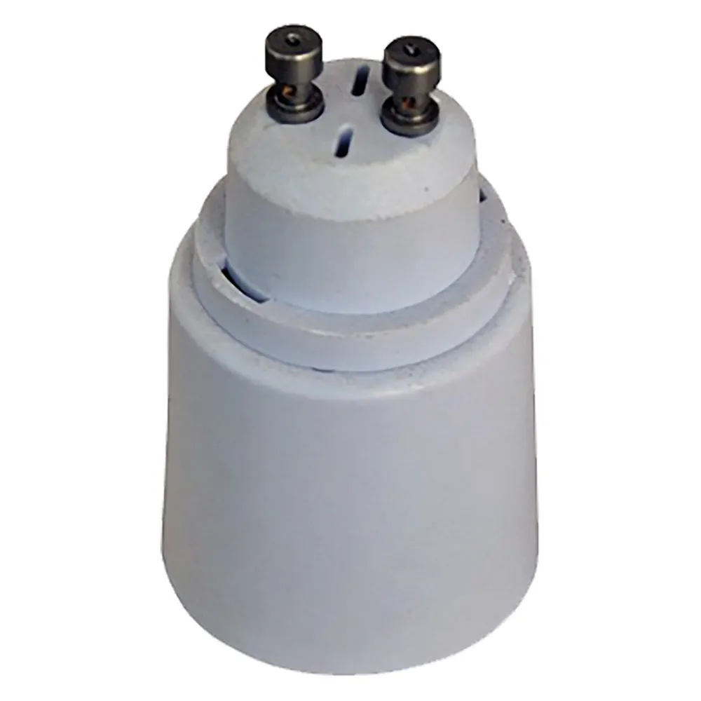 ADATTATORE PORTALAMPADA da spina GU10 a presa E27 ADATTATORE PORTALAMPADA da spina GU10 a presa E27