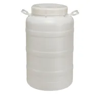 BIDONE 'BOCCA LARGA' Lt. 25 - rubinetto+ghiera optional