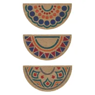 ZERBINO MEZZALUNA 'TROPICAL' cm. 40 x 70 fantasia