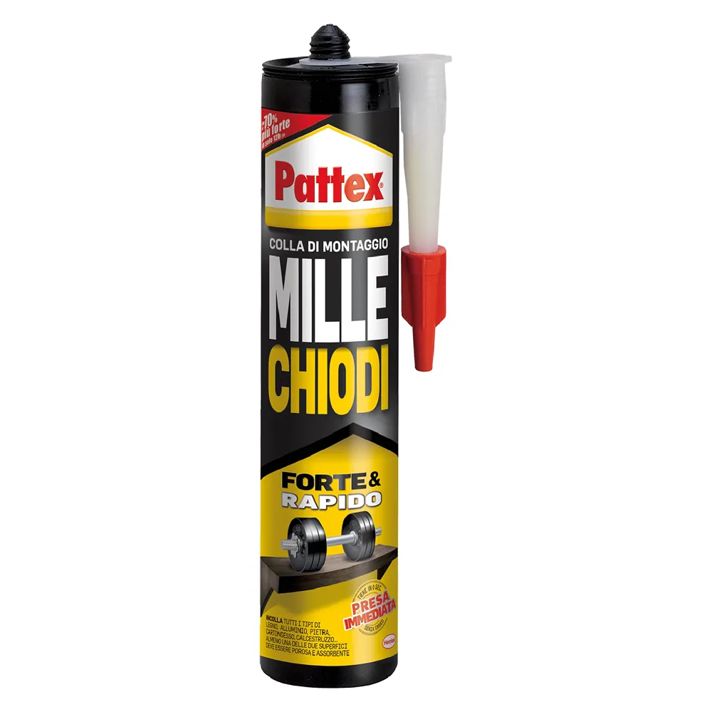 ADESIVO MILLECHIODI 'FORTE&RAPIDO' gr. 400 bianco ADESIVO MILLECHIODI 'FORTE&RAPIDO' gr. 400 bianco
