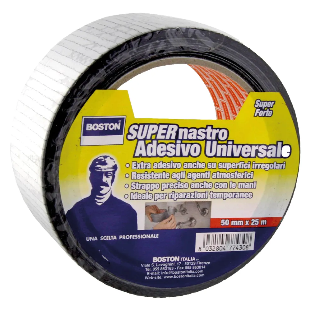 NASTRO TELATO UNIVERSALE mm. 48 x 25 mt - argento NASTRO TELATO UNIVERSALE mm. 48 x 25 mt - argento