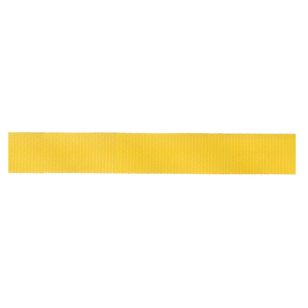 Cinghia in polipropilene gialla 25 mm. - Al metro
