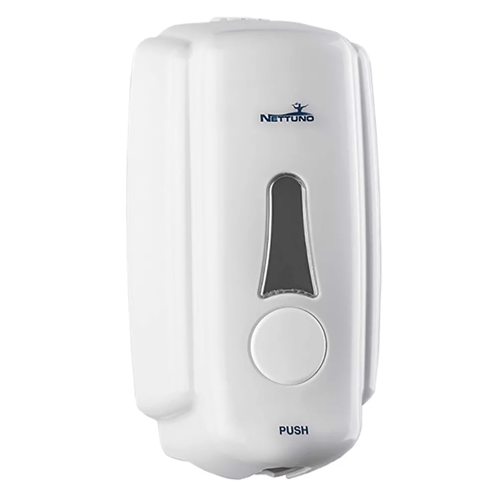 DISPENSER A MURO PER SAPONE IN SACCA 'T-SMALL' per saponi mousse - bianco DISPENSER A MURO PER SAPONE IN SACCA 'T-SMALL' per saponi mousse - bianco