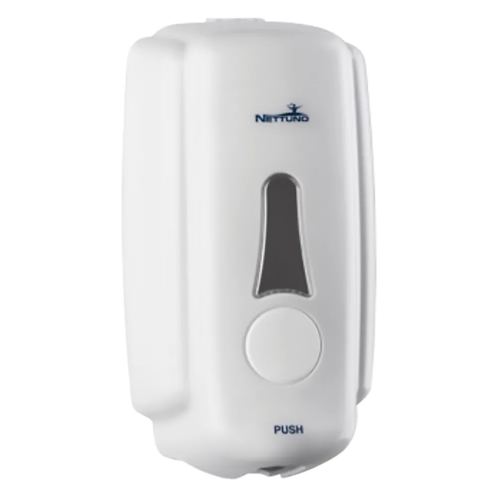 DISPENSER A MURO PER SAPONI IN TANICA 'T-SMALL REF colore bianco DISPENSER A MURO PER SAPONI IN TANICA 'T-SMALL REF colore bianco