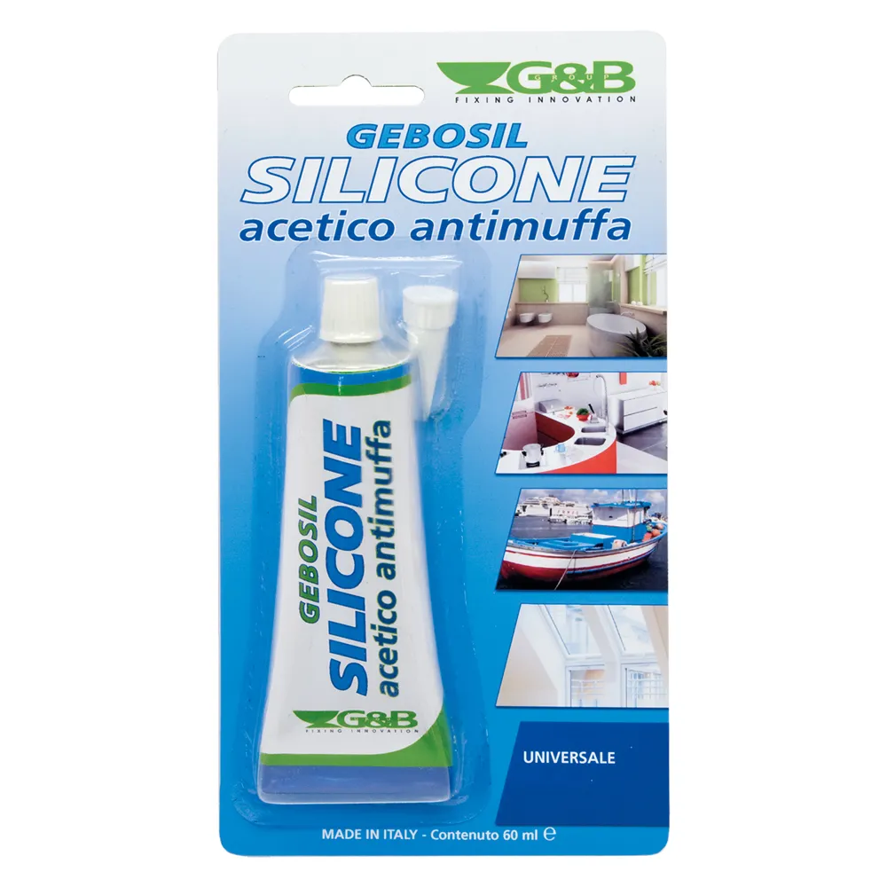 SILICONE ACETICO trasparente ml 60 SILICONE ACETICO trasparente ml 60