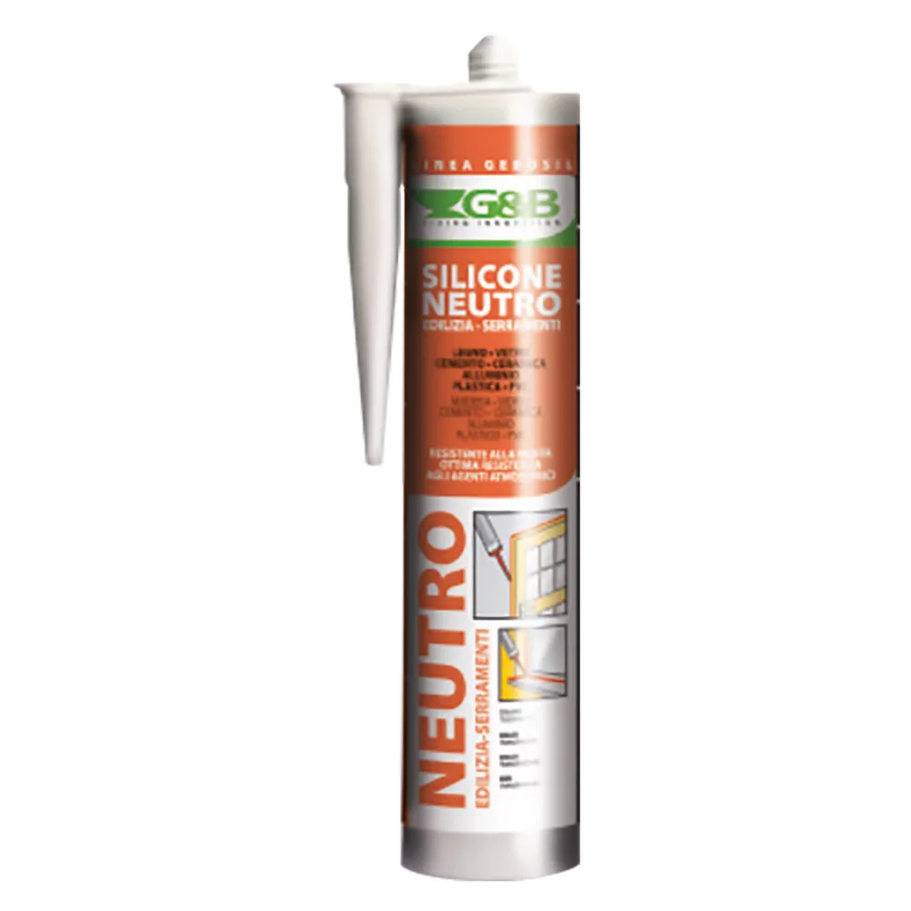 SILICONE NEUTRO PER EDILIZIA E SERRAMENTI 'GEBOSIL bianco ml 310 SILICONE NEUTRO PER EDILIZIA E SERRAMENTI 'GEBOSIL bianco ml 310