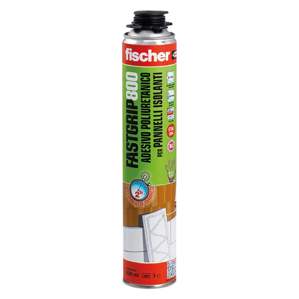 SCHIUMA POLIURETANICA ADESIVA 'FASTGRIP' FASTGRIP 800 ml 800 - per pistola SCHIUMA POLIURETANICA ADESIVA 'FASTGRIP' FASTGRIP 800 ml 800 - per pistola