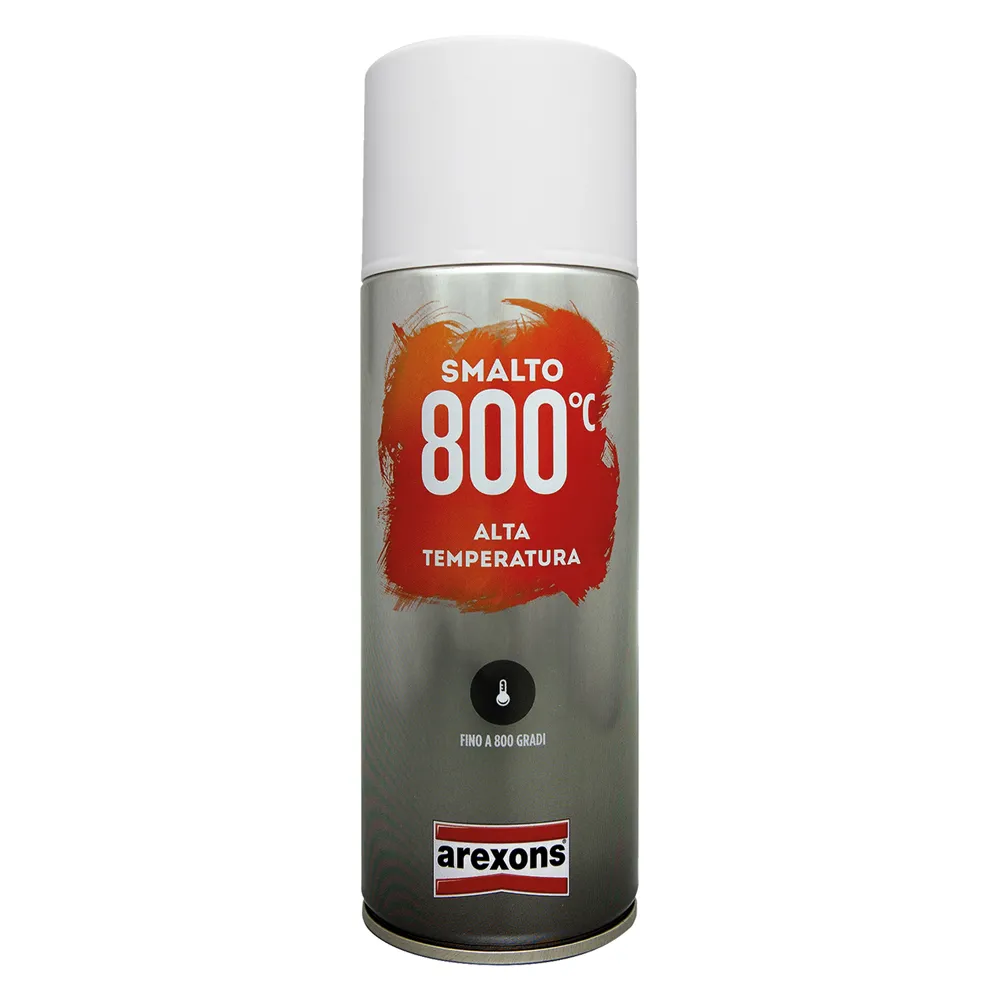 SMALTO SPRAY ALTA TEMPERATURA ml. 400 - nero opaco SMALTO SPRAY ALTA TEMPERATURA ml. 400 - nero opaco