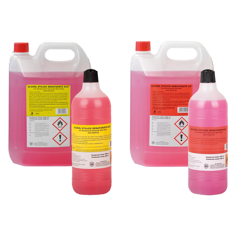 ALCOOL ETILICO DENATURATO 94% vol. - Lt. 5 ALCOOL ETILICO DENATURATO 94% vol. - Lt. 5
