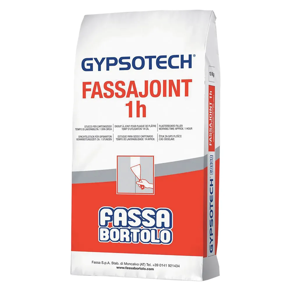 STUCCO IN POLVERE PER CARTONGESSO 'FASSAJOINT 1 H' Kg. 5 STUCCO IN POLVERE PER CARTONGESSO 'FASSAJOINT 1 H' Kg. 5
