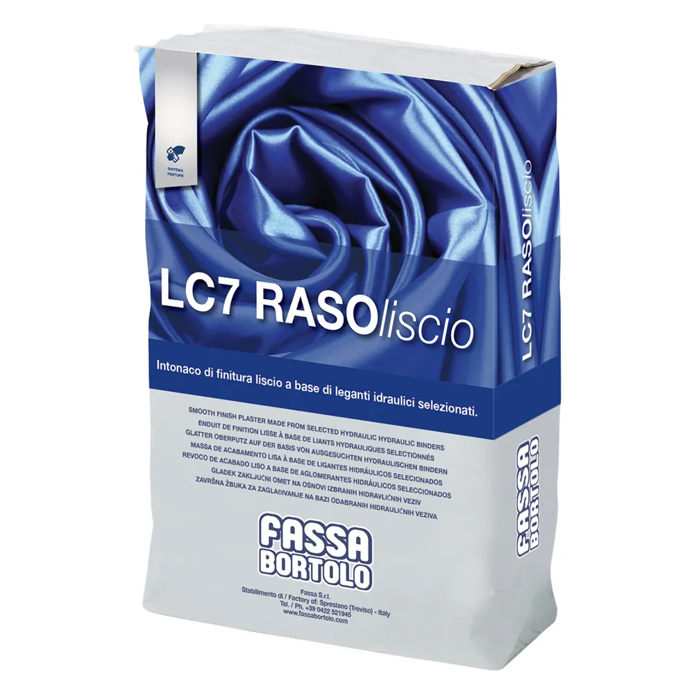 INTONACO DI FINITURA 'LC7 RASOLISCIO' Kg. 4 INTONACO DI FINITURA 'LC7 RASOLISCIO' Kg. 4