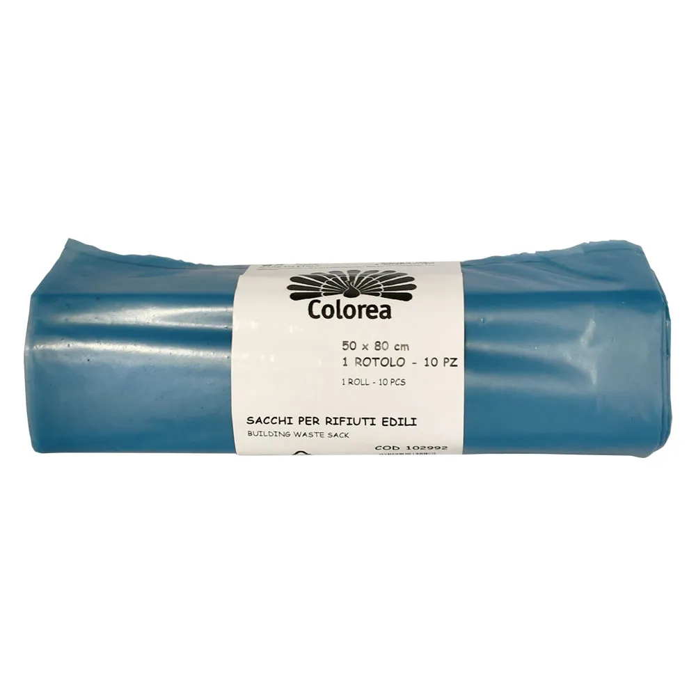 SACCO PER MACERIE cm. 50x80 azzurri - cf.10 pezzi SACCO PER MACERIE cm. 50x80 azzurri - cf.10 pezzi
