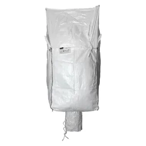 SACCONE IN POLIPROPILENE CON VALVOLA DI SCARICO 'BIG BAG' bocca di carico a caramella