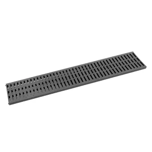 GRIGLIA PLASTICA PER CANALETTA 'TOP' A15 - cm 100 x 19