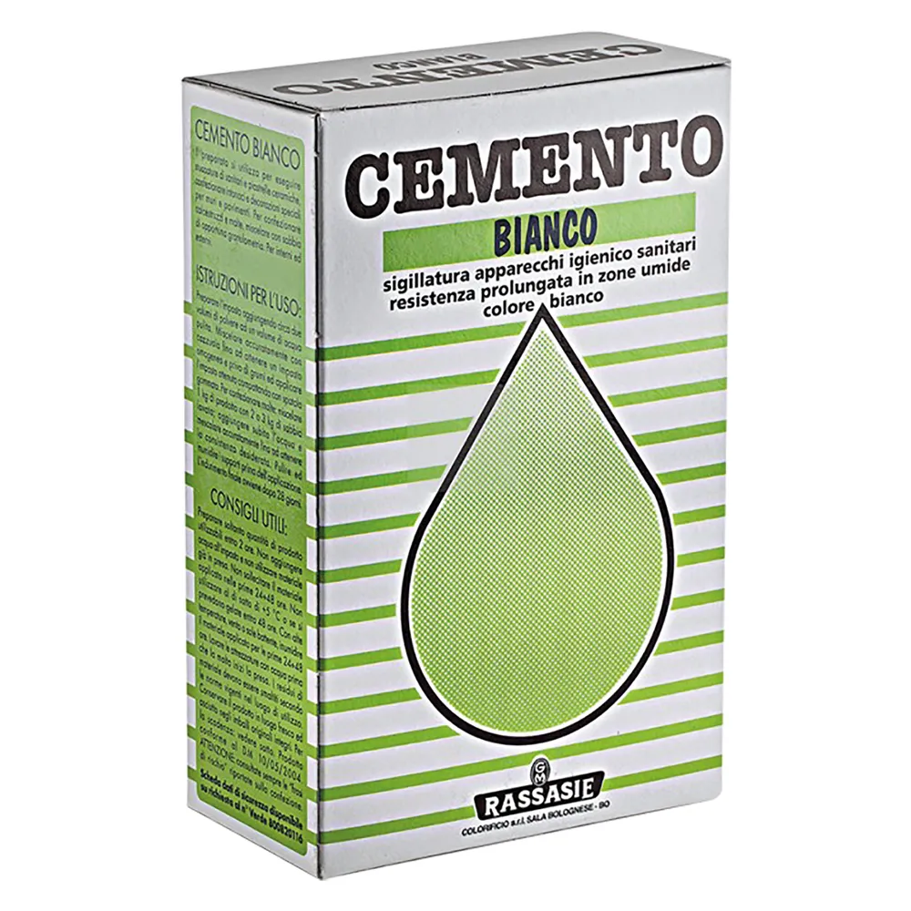 CEMENTO BIANCO IN POLVERE Kg. 1 - scatola CEMENTO BIANCO IN POLVERE Kg. 1 - scatola