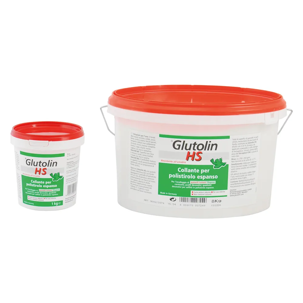 COLLANTE PER POLISTIROLO Glutolin HS - Kg. 1 barattolo COLLANTE PER POLISTIROLO Glutolin HS - Kg. 1 barattolo