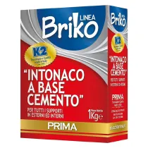 INTONACO CEMENTO 'BRIKO K2' Kg. 1 - in scatola