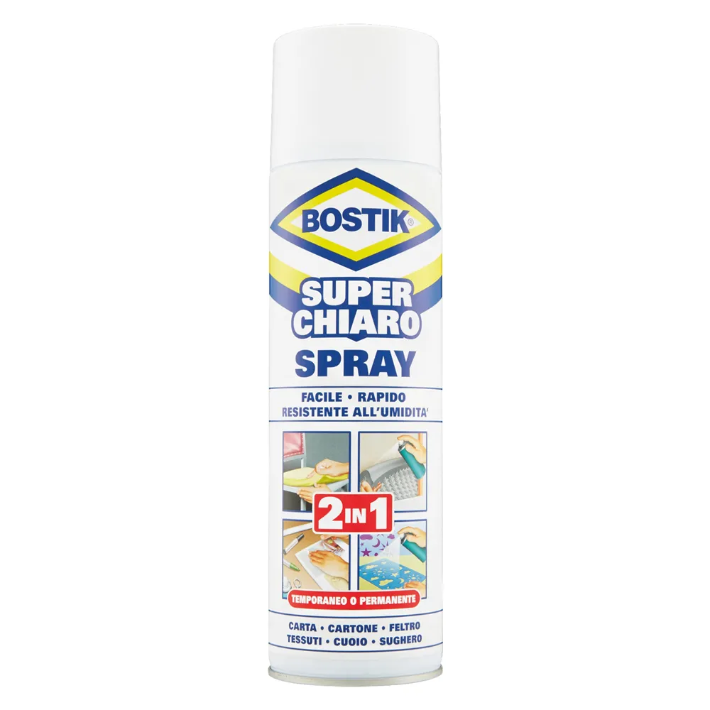COLLA UNIVERSALE SPRAY 'SUPERCHIARO' ml. 500 COLLA UNIVERSALE SPRAY 'SUPERCHIARO' ml. 500