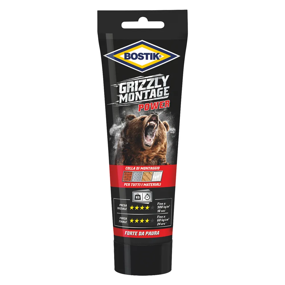 COLLA 'GRIZZLY MONTAGE POWER' gr. 370 - cartuccia COLLA 'GRIZZLY MONTAGE POWER' gr. 370 - cartuccia