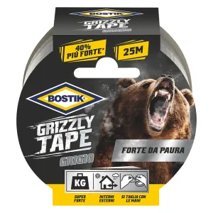 NASTRO TELATO 'GRIZZLY TAPE' mm 50 x 25 mt - grigio